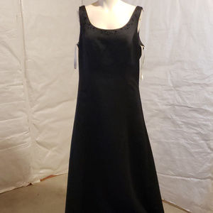 Black Floor Length Evening Gown